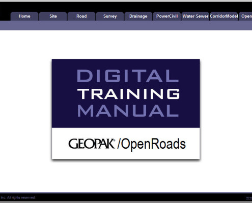 GEOPak and Openroad Digital Training Manual
